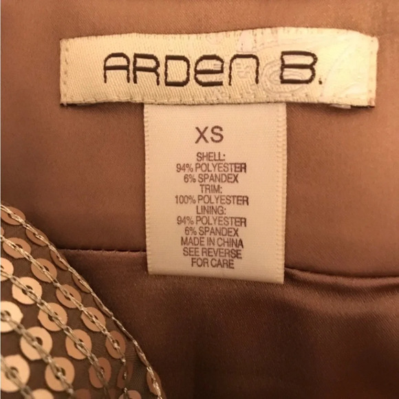 Arden B. Bronze & Gold Bandage Bodycon Dress - Picture 7 of 7